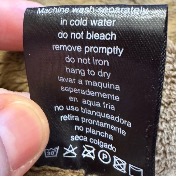 Whispering Smith Jacket Size XXL Brown Faux Suede Sherpa Lined Full Zip Western - Picture 16 of 16